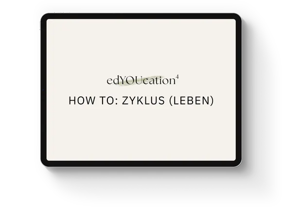 edYOUcation⁴ - Zyklus Workshop-Reihe Logo mit Yavi Hameister