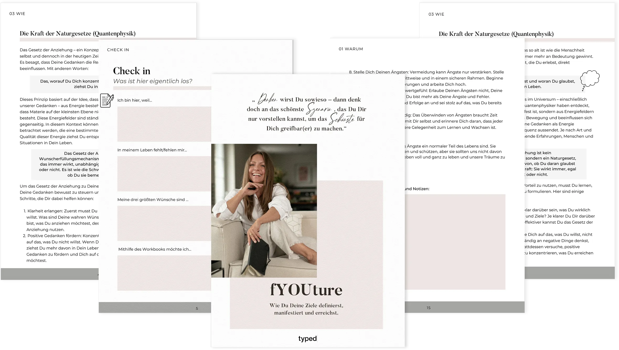 fYOUture Workbook Inhalte - Manifestation und Visualisierung Methoden