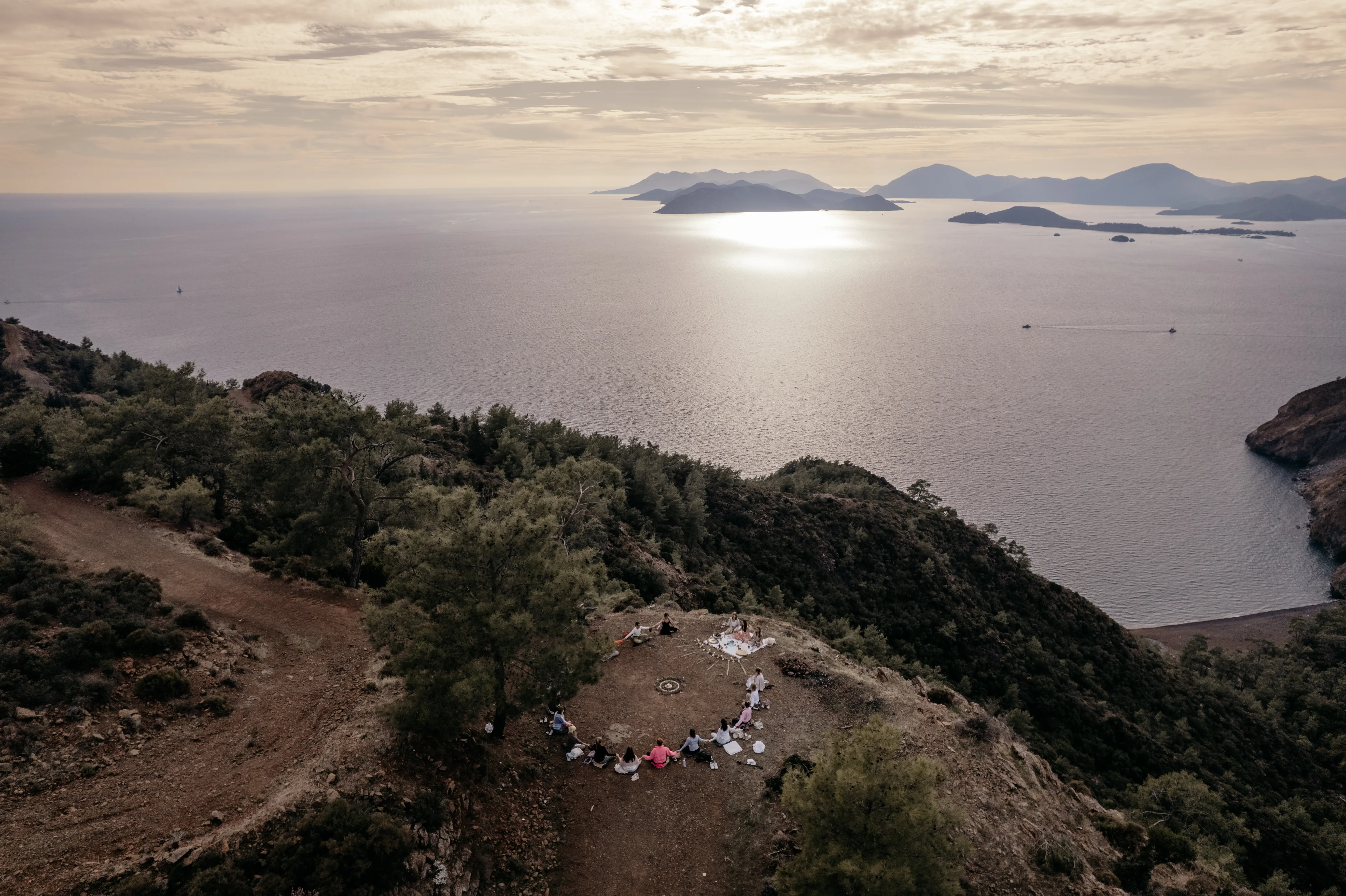 Berglandschaft vom Retreat-Ort